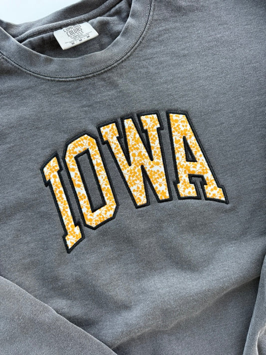 School Applique Sweatshirt - hanes sweatshirt