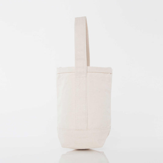 Duo Wine Tote Bag - Natural