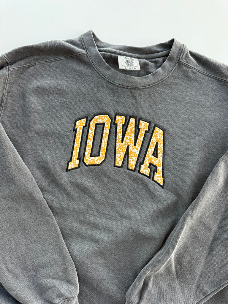 School Applique Sweatshirt - comfort colors sweatshirt
