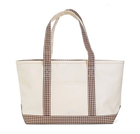 TRVL Medium Tote - Pattern Trim