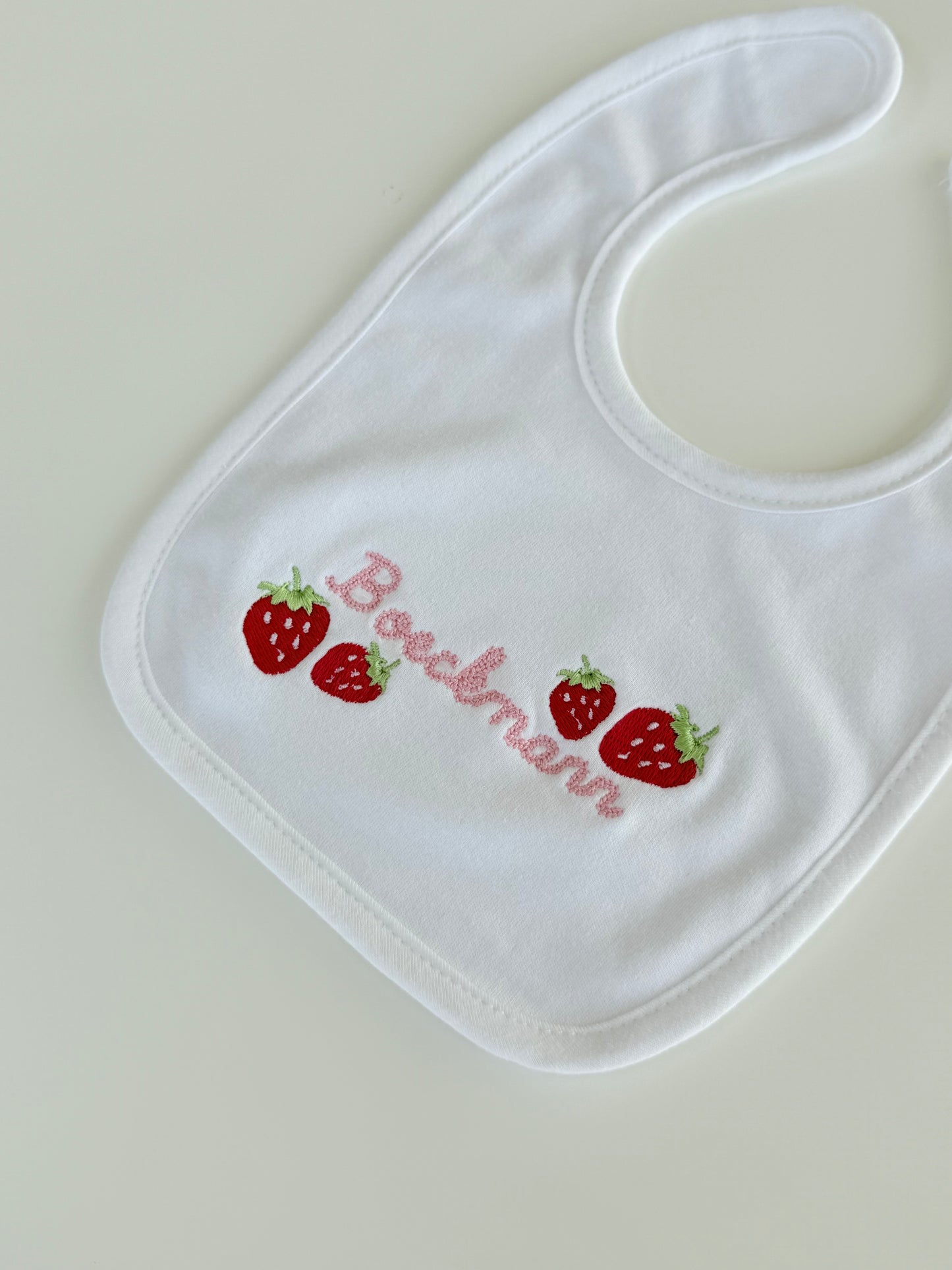 Strawberry Custom Baby Bib