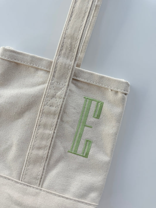 Duo Wine Tote Bag - Natural