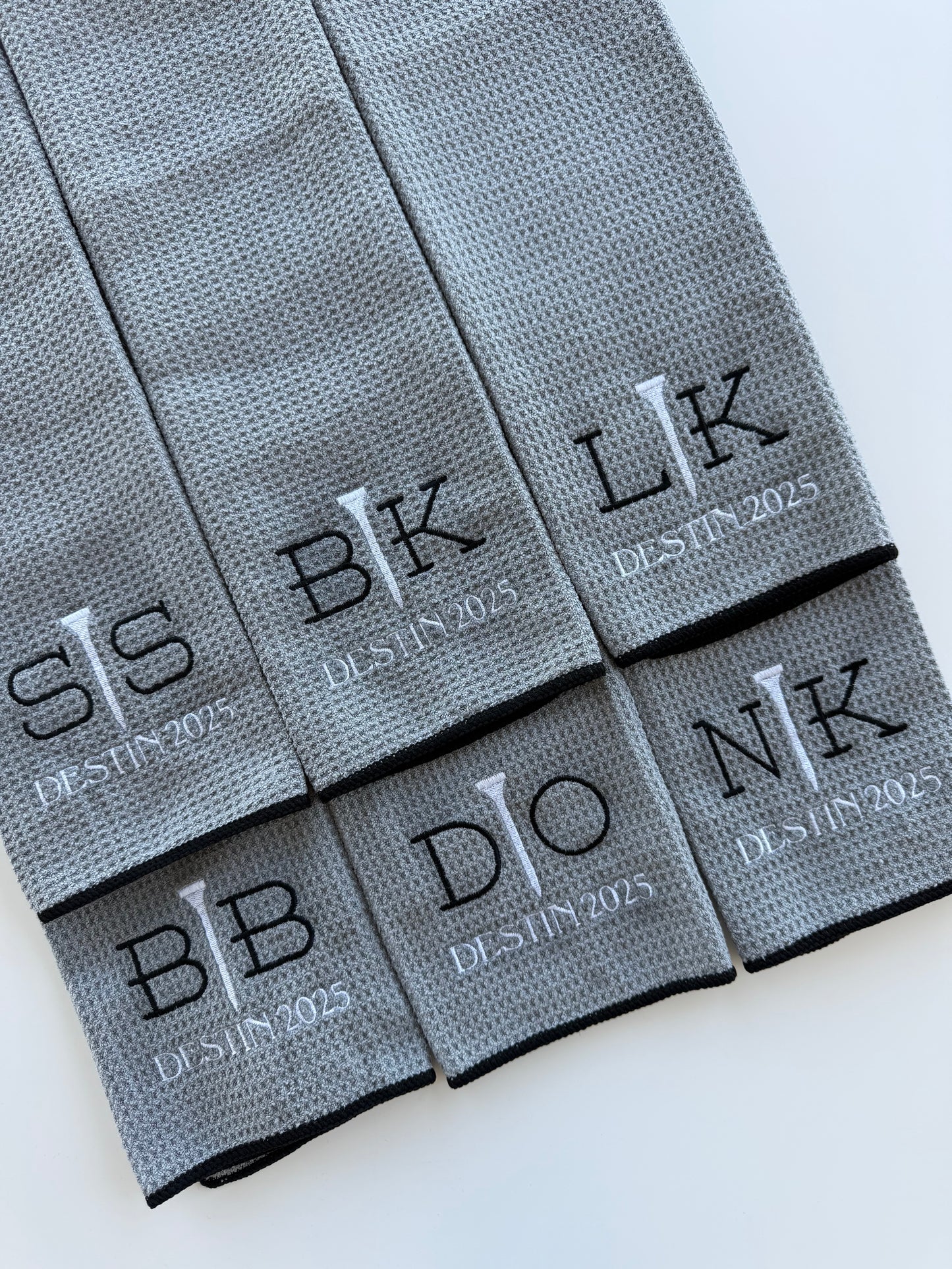 Tee Monogram Golf Towel