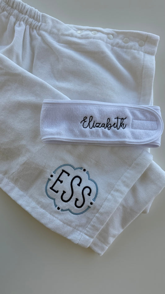 Spa Wrap - Turkish Cotton Snap Closure