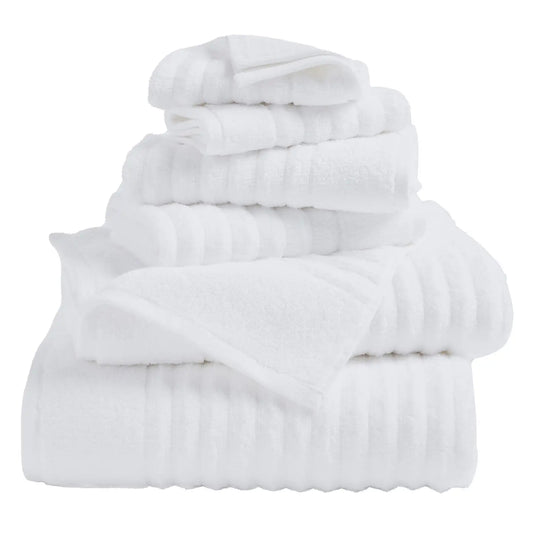 Cotton Ribbed 2 Bath Sheets