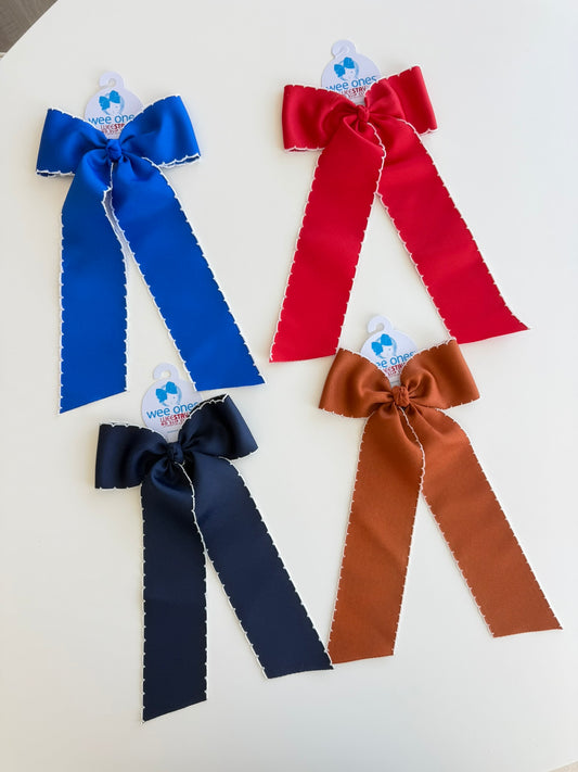King Moonstitch Hair Bow Clip