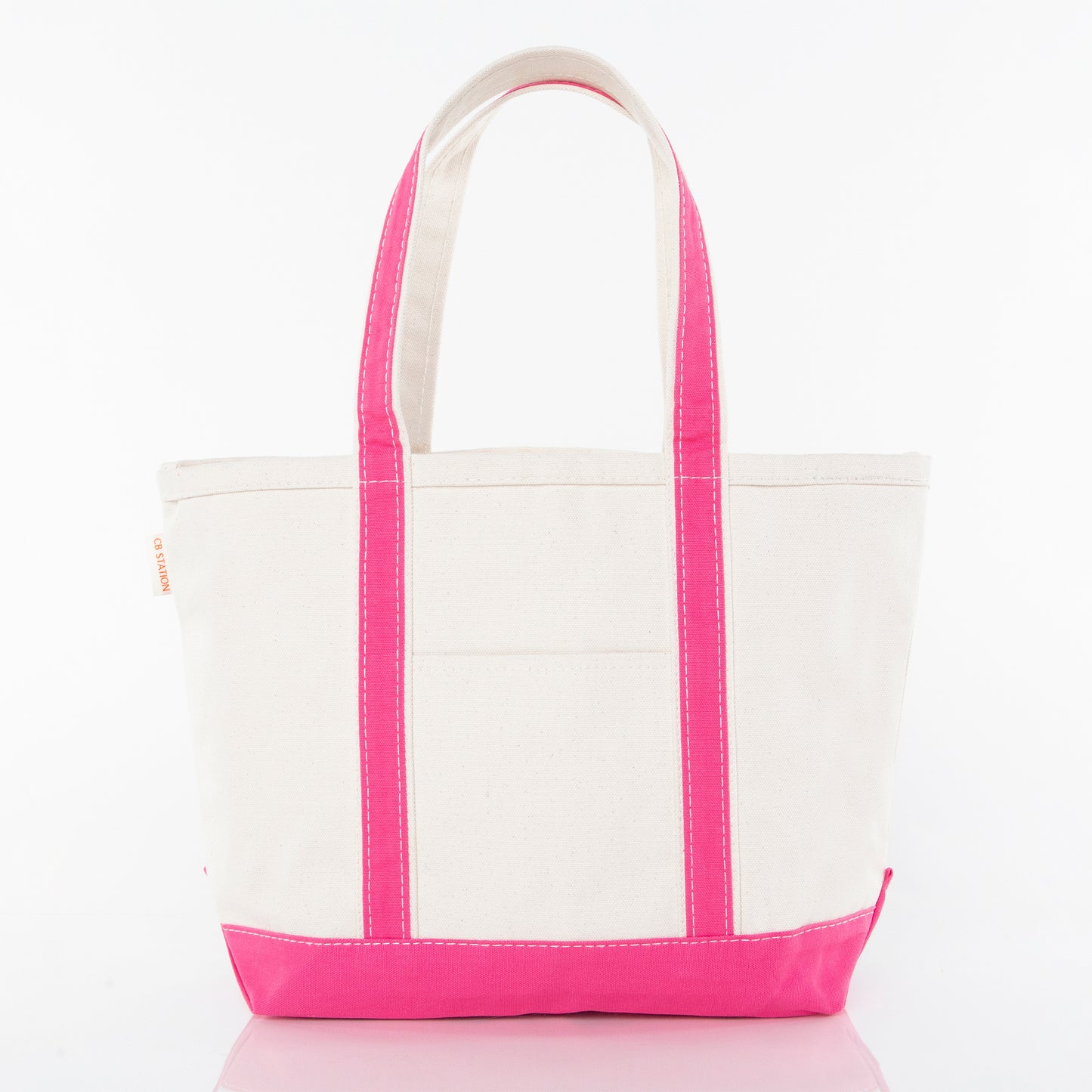 Classic Canvas Tote - Zip Top Medium