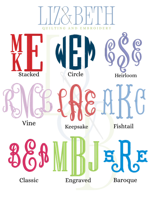 Custom Monogram Muslin Baby Bib