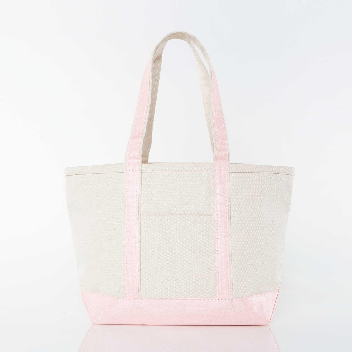Metallic Classic Canvas Tote - Zip Top Medium
