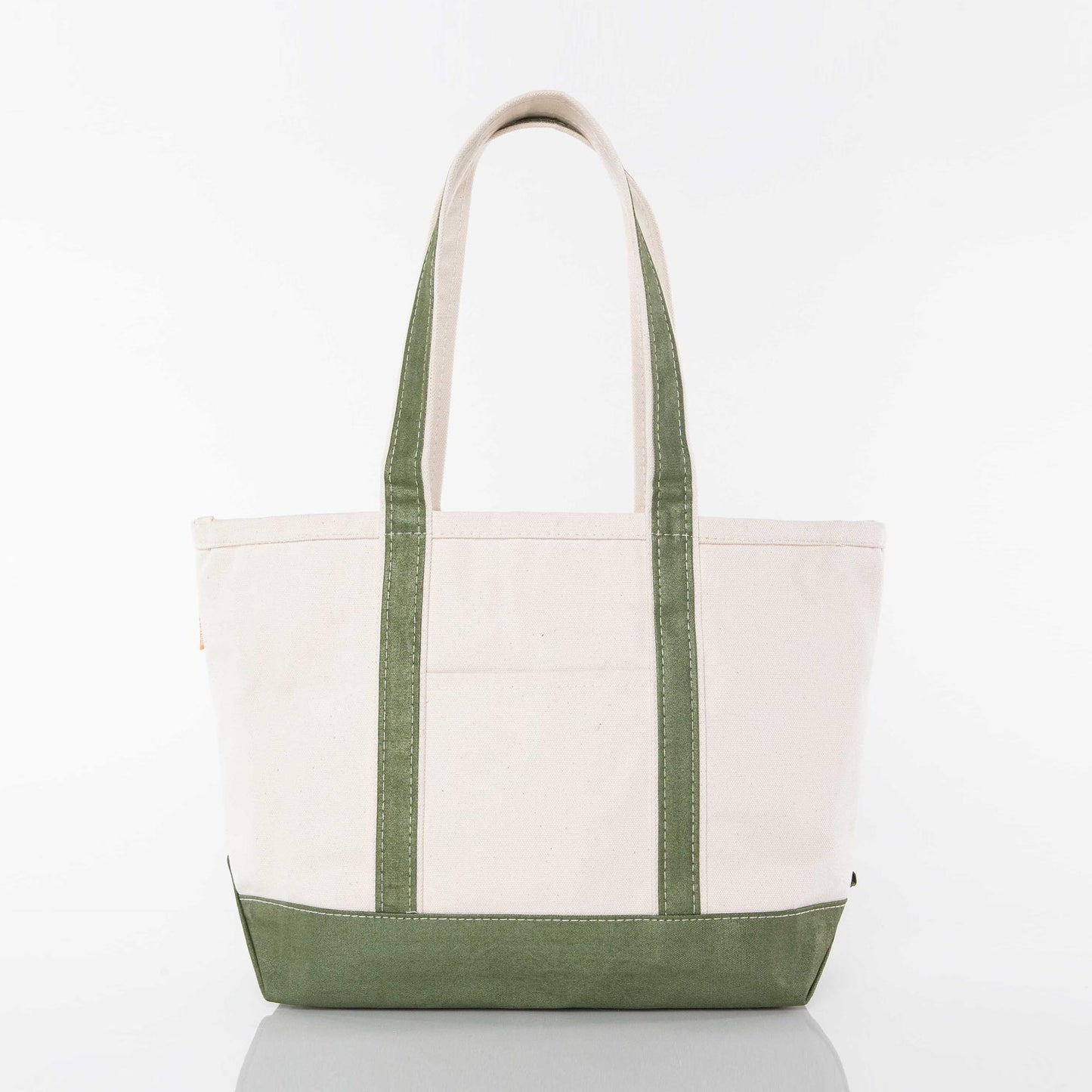 Metallic Classic Canvas Tote - Zip Top Medium