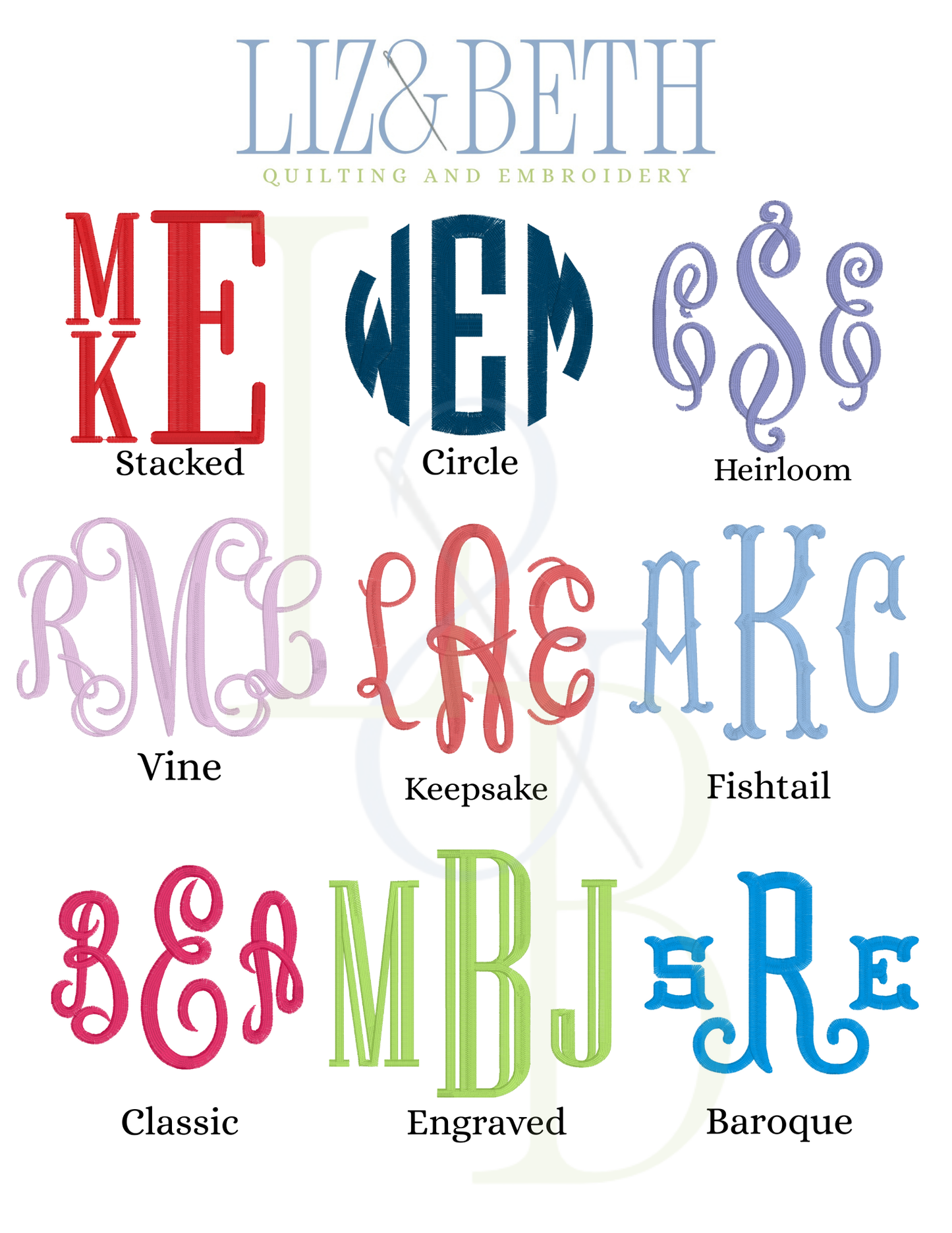 Monogram Cotton Baby Bib