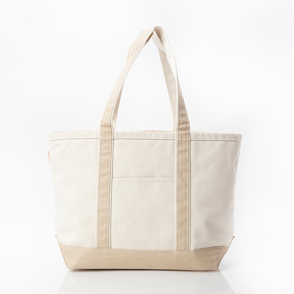 Classic Canvas Tote - Zip Top Medium