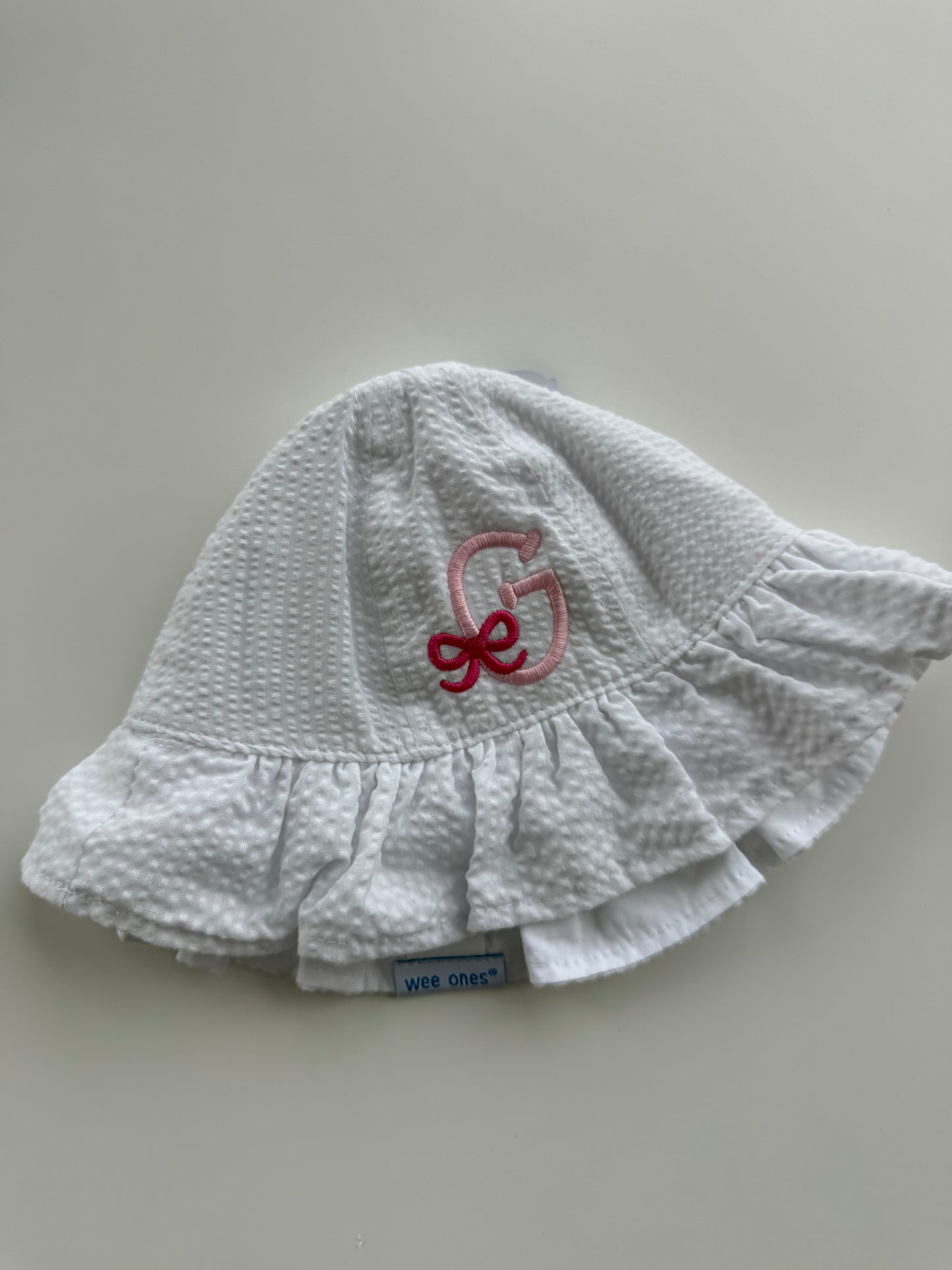 Baby Seersucker Pool Hat