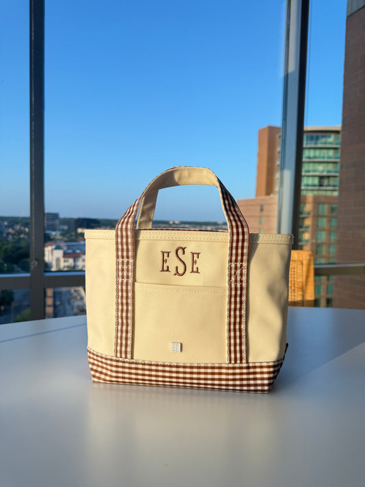 TRVL Mini Tote with Zipper