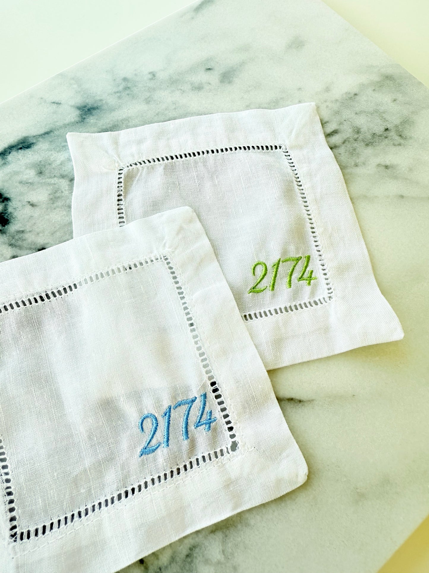 Custom Address Cocktail Napkins