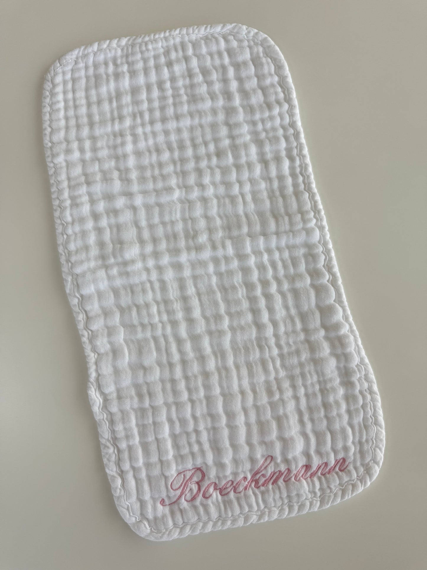 Custom Name Burp Cloth Set of 3