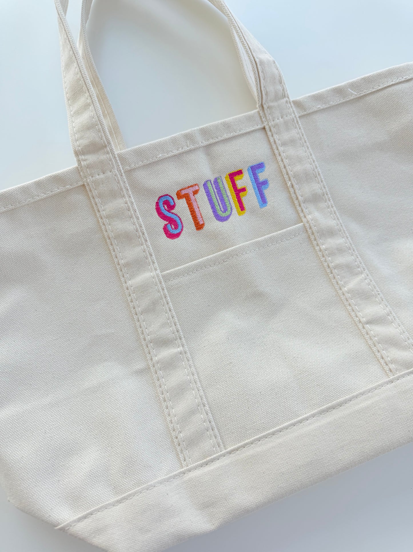 Classic Canvas Tote - Zip Top Medium
