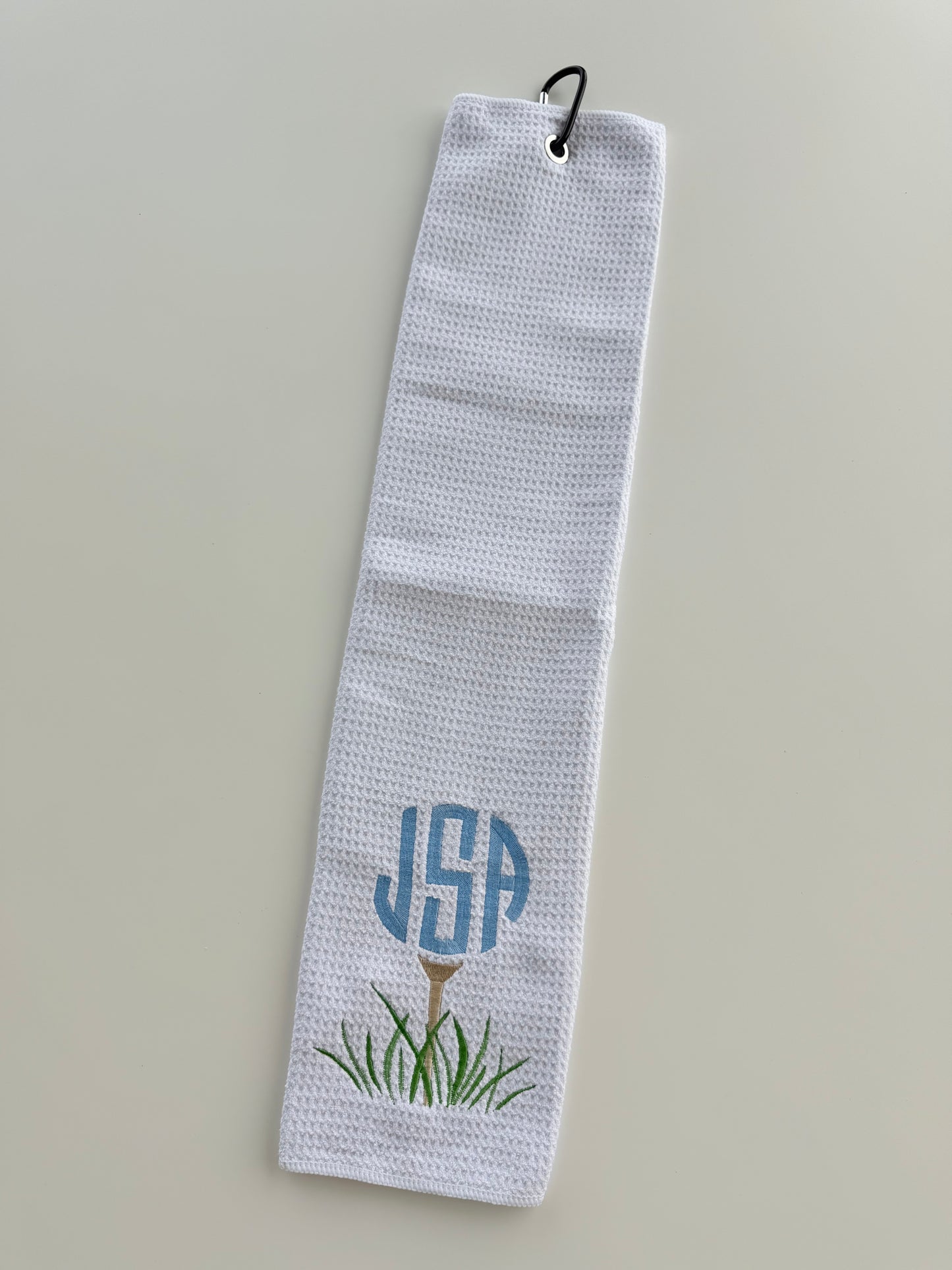 Monogram Ball Custom Golf Towel