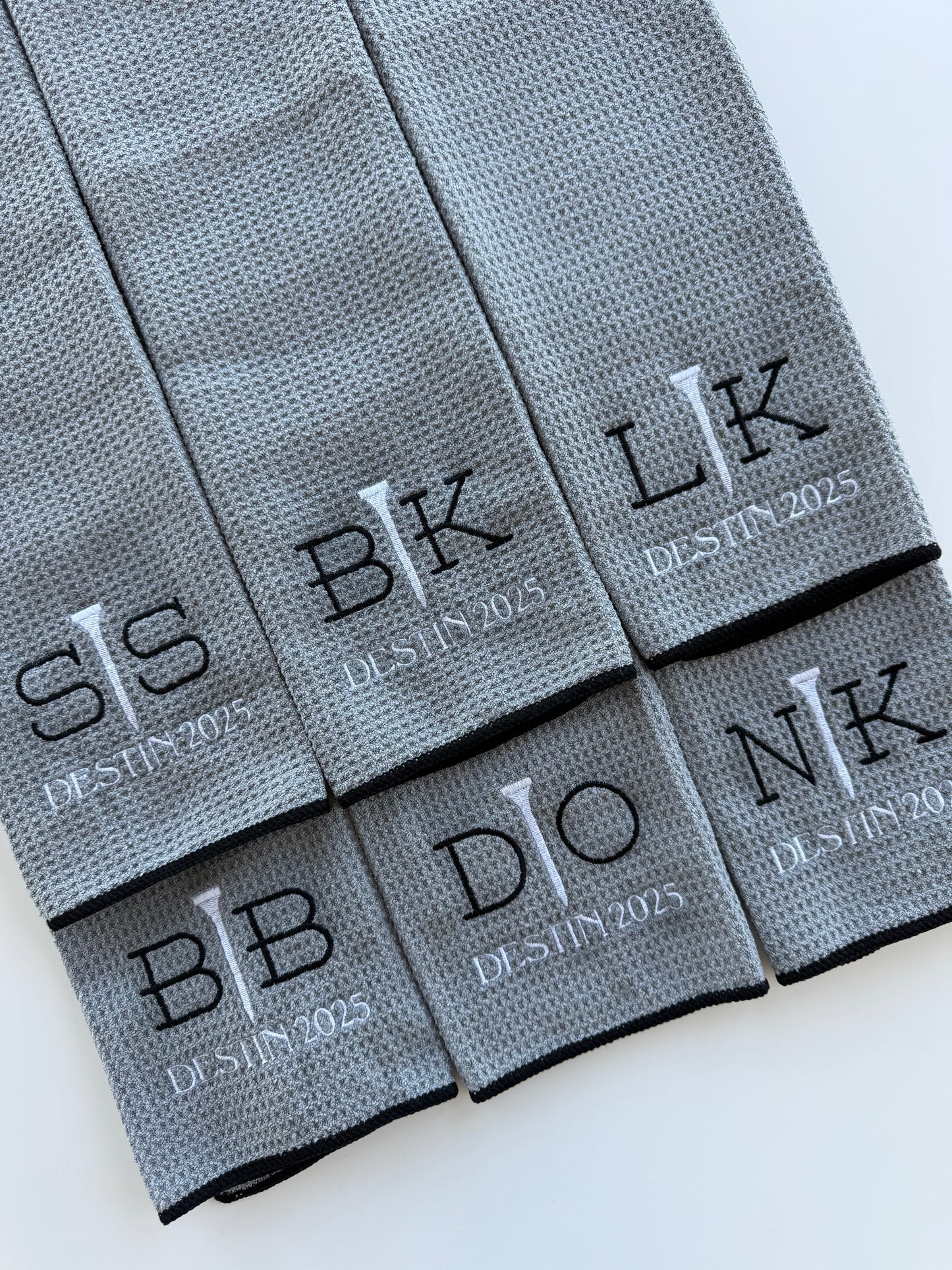 Tee Monogram Golf Towel