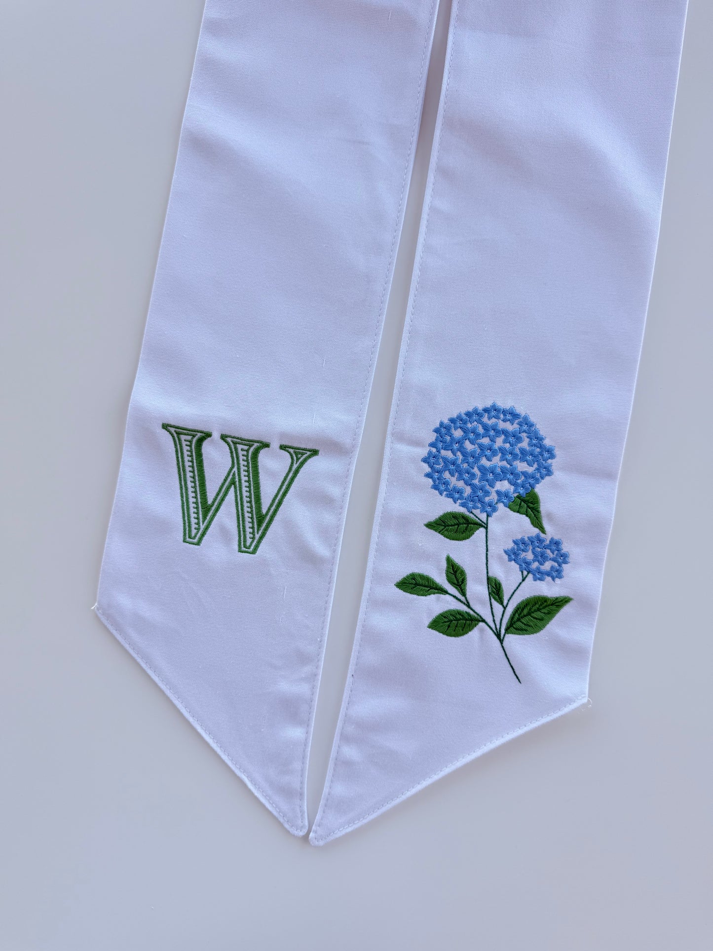 Hydrangea Flower Wreath Sash