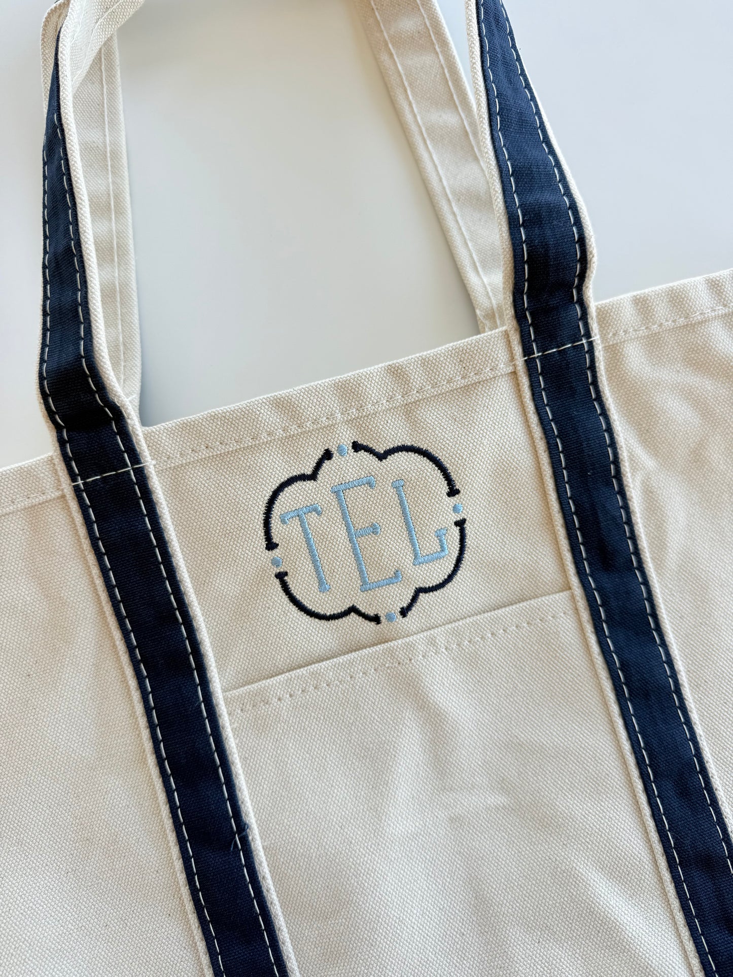 Classic Canvas Tote - Zip Top Medium