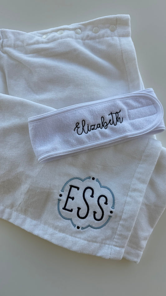 Spa Wrap - Turkish Cotton Snap Closure