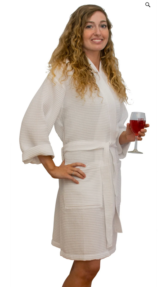 Cotton Waffle Bath Robe