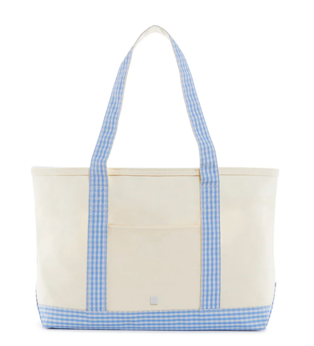 TRVL Medium Tote - Pattern Trim