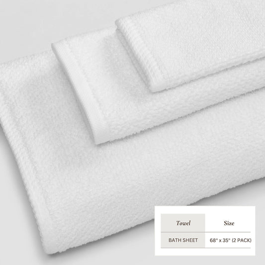 Cotton Texture 2 Bath Sheets